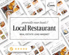 Restaurant Guide Real Estate | Community Guide | Real Estate Local Guide Template | Real Estate Lead Magnet | Newsletter | Home Buyer Guide