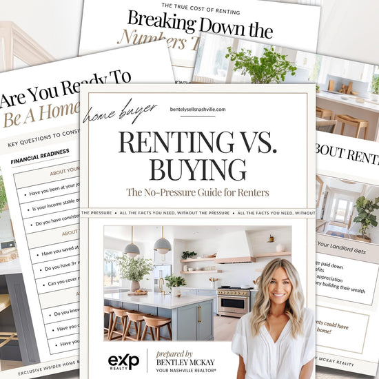 Rent Vs Buy Guide | Stop Paying Rent Flyer | Home Buyer Prospecting Flyer | Real Estate Marketing | Farming Flyer | Buyer Lead Magnet
