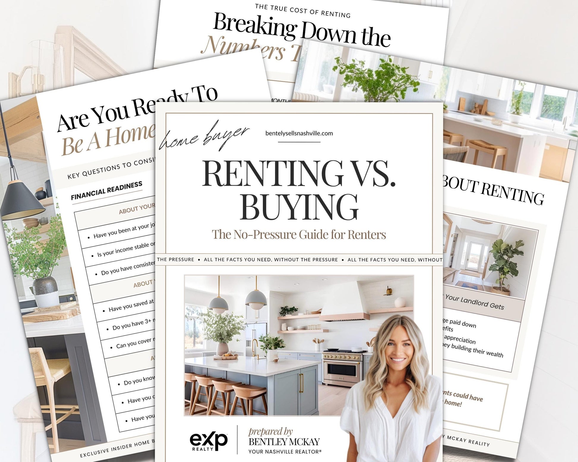 Rent Vs Buy Guide | Stop Paying Rent Flyer | Home Buyer Prospecting Flyer | Real Estate Marketing | Farming Flyer | Buyer Lead Magnet