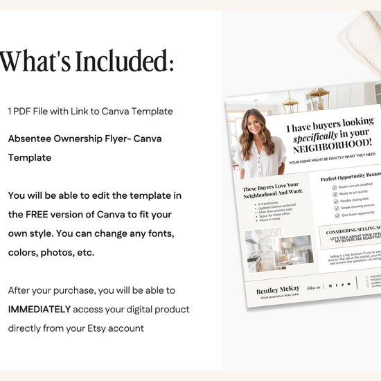 Golden Letter | I Have Buyers Letter | Seller Prospecting Flyer | Home Buyer Prospecting Letter | Real Estate Marketing | Farming Flyer