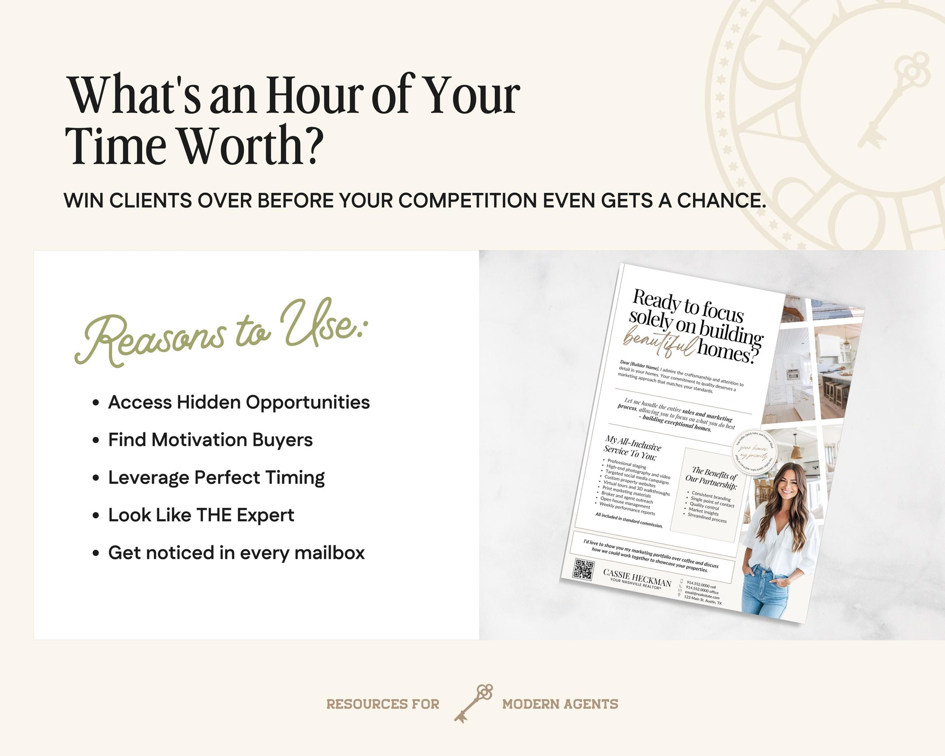 Builder Partnership Proposal Letter | Real Estate Template | Home Builder Letter| Realtor Marketing Flyer| Editable Real Estate Marketing|