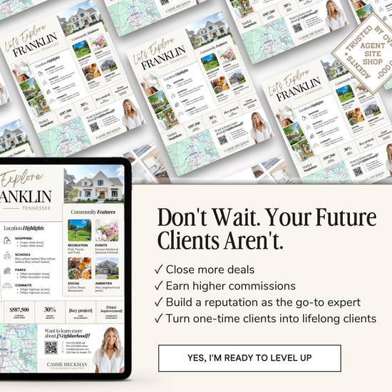 Local Neighborhood Highlights Flyer | Community Guide | Real Estate Template | Listing Flyer | Home Buyer Lead Magnet | Relocation Guide