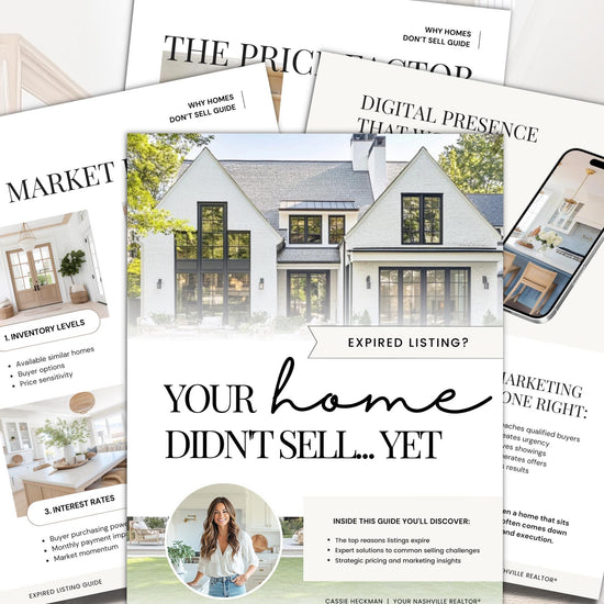 Real Estate Expired Listing Guide | Expired Prospecting | Canva Template | Real Estate Template | New Agent Flyer | Expired Listing Letter