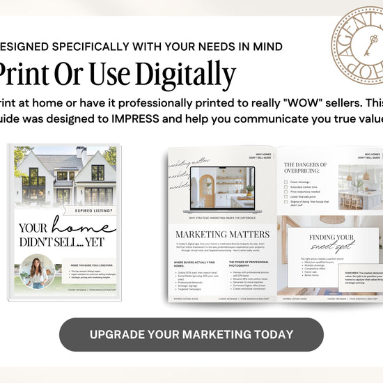 Expired Listing Bundle | Expired Prospecting | Canva Template | Real Estate Template | New Agent Flyer | Expired Listing Letter| Real Estate