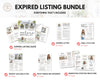 Expired Listing Bundle | Expired Prospecting | Canva Template | Real Estate Template | New Agent Flyer | Expired Listing Letter| Real Estate