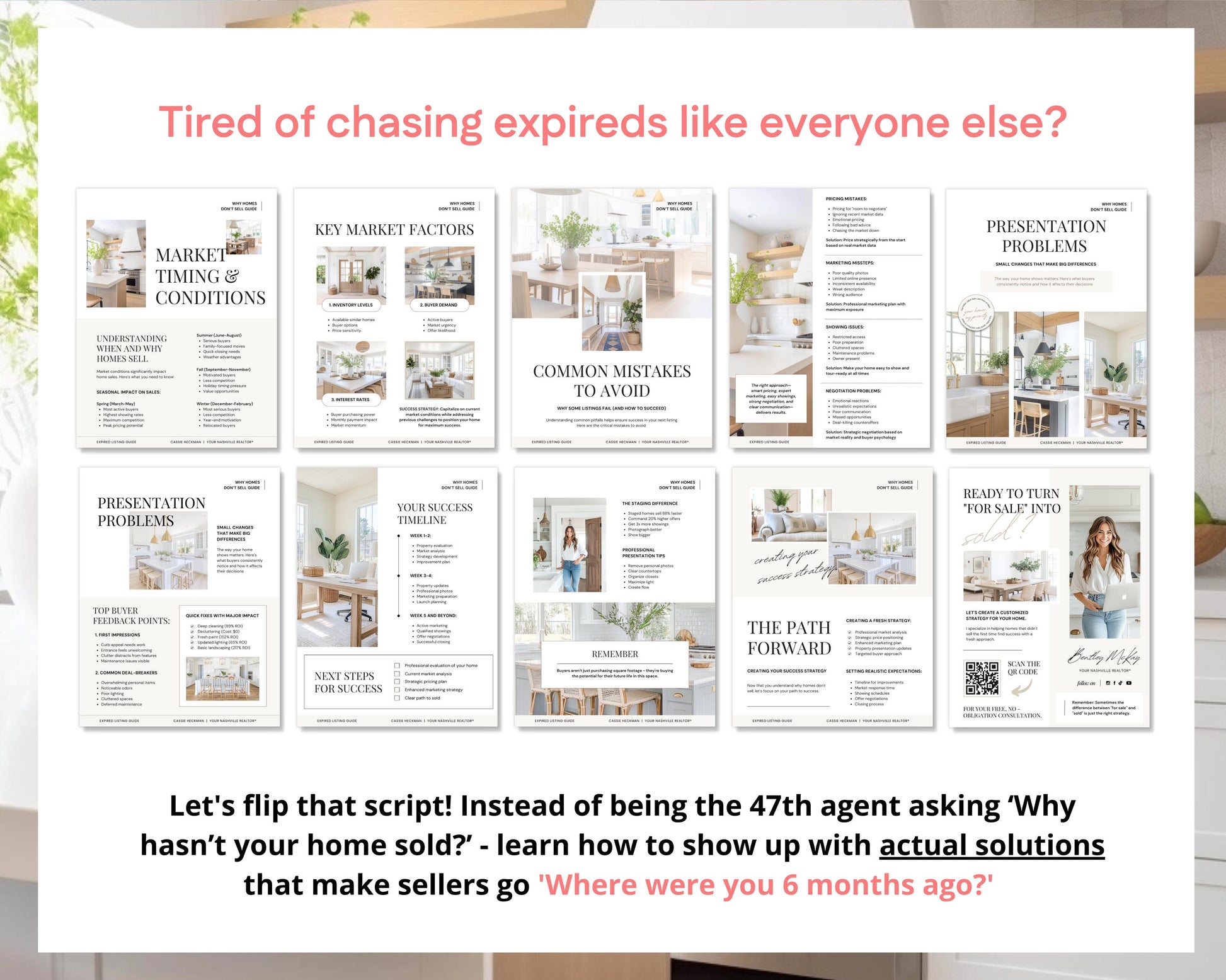 Expired Listing Bundle | Expired Prospecting | Canva Template | Real Estate Template | New Agent Flyer | Expired Listing Letter| Real Estate