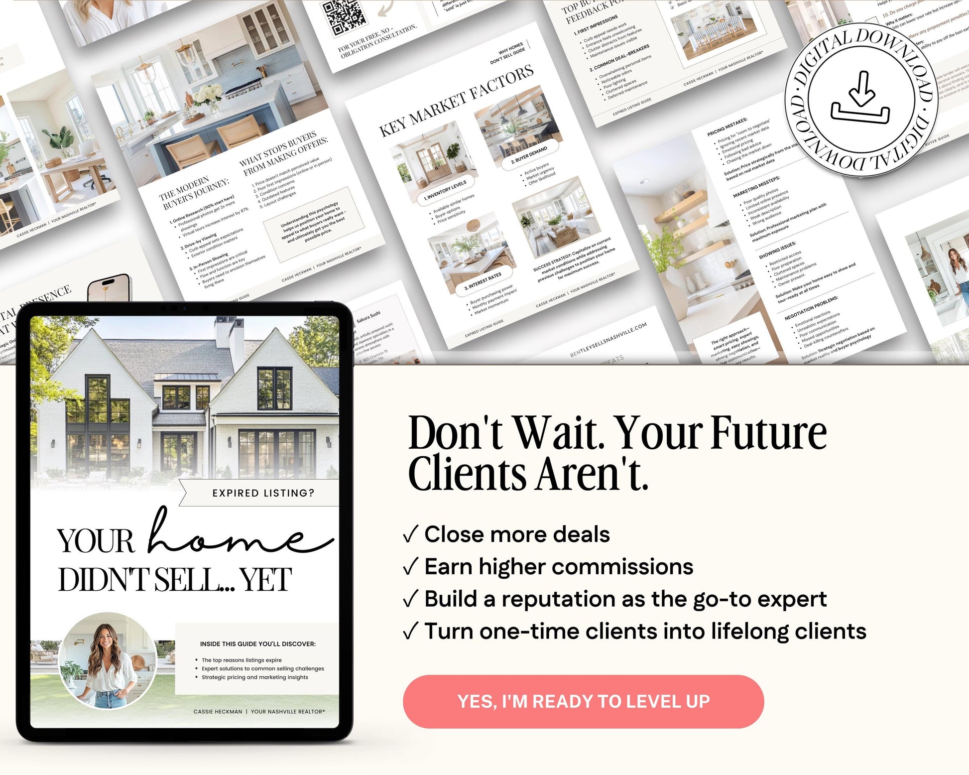 Expired Listing Bundle | Expired Prospecting | Canva Template | Real Estate Template | New Agent Flyer | Expired Listing Letter| Real Estate