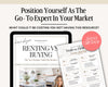 Rent Vs Buy Guide | Stop Paying Rent Flyer | Home Buyer Prospecting Flyer | Real Estate Marketing | Farming Flyer | Buyer Lead Magnet