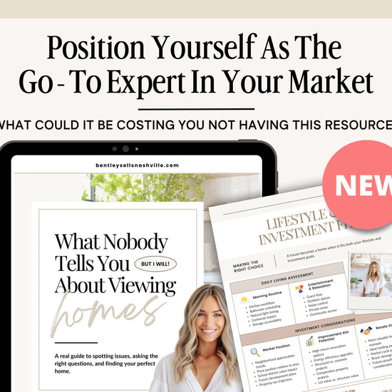 Home Viewing Guide for Home Buyers | Editable Canva Template | Buyer Agent Resource| House Showing Checklist | Real Estate Marketing | Canva