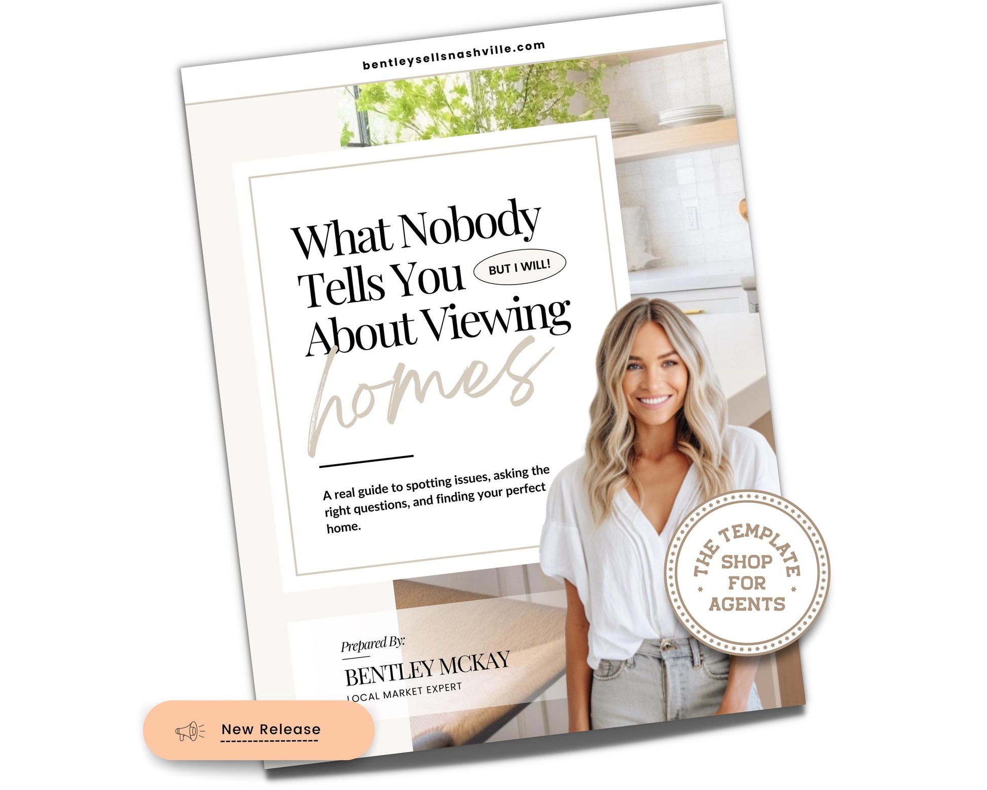 Home Viewing Guide for Home Buyers | Editable Canva Template | Buyer Agent Resource| House Showing Checklist | Real Estate Marketing | Canva