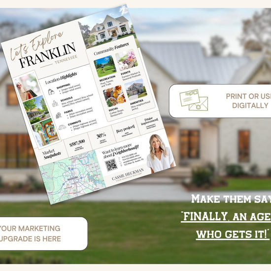 Local Neighborhood Highlights Flyer | Community Guide | Real Estate Template | Listing Flyer | Home Buyer Lead Magnet | Relocation Guide
