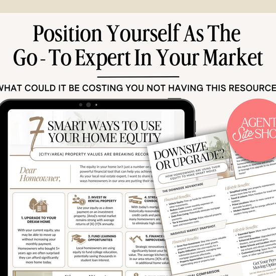 Home Equity Spotlight Flyer Series | Canva Real Estate Neighborhood Farming Templates | Listing Lead Generator | Real Estate Flyer | Farming
