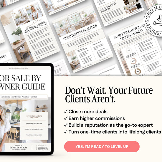 For Sale By Owner Guide | FSBO Guide | FSBO Lead Generation Guide | PreListing Guide | Seller Guide | Listing Presentation | FSBO