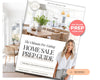 Pre-Listing Home Prep Guide| Editable Canva Real Estate Marketing | Home Staging Checklist | Home Seller Prep| Canva Template | Prelisting