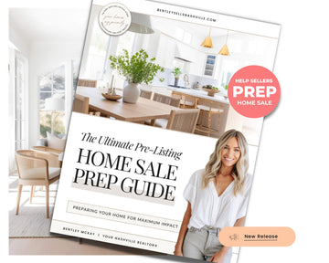 Pre-Listing Home Prep Guide| Editable Canva Real Estate Marketing | Home Staging Checklist | Home Seller Prep| Canva Template | Prelisting