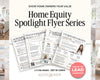 Home Equity Spotlight Flyer Series | Canva Real Estate Neighborhood Farming Templates | Listing Lead Generator | Real Estate Flyer | Farming