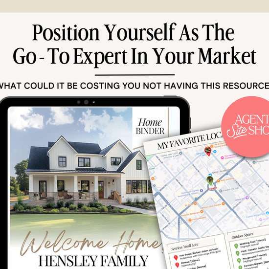 Closing Day Binder Template | New Homeowner Welcome Packet | New Homeowner Gift | Canva | Real Estate Marketing | Homeowner | Closing Gift