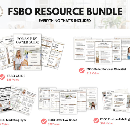 For Sale By Owner Bundle | FSBO Guide | FSBO Lead Generation Bundle | PreListing Guide | Seller Guide | For Sale By Owner Resources | FSBO