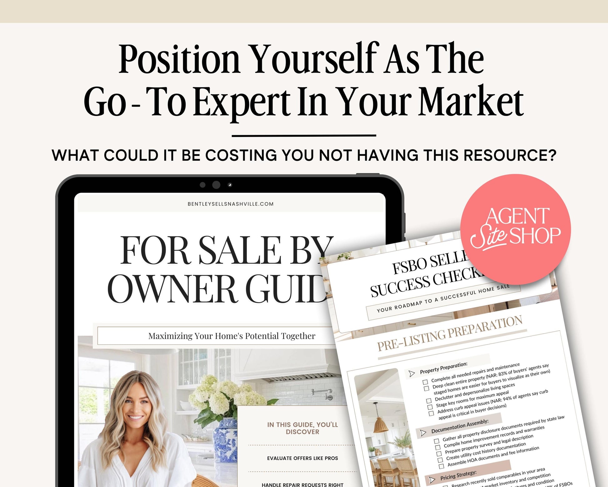 For Sale By Owner Bundle | FSBO Guide | FSBO Lead Generation Bundle | PreListing Guide | Seller Guide | For Sale By Owner Resources | FSBO