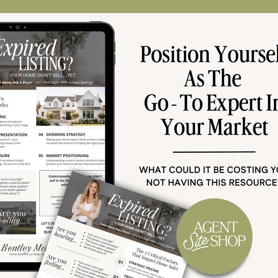 Real Estate Expired Listing Flyer | Real Estate Marketing | Canva Template | Real Estate Template | New Agent Flyer | Expired Listing Letter