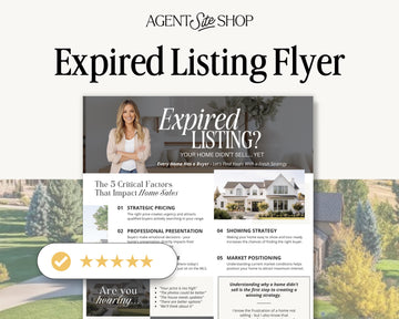 Real Estate Expired Listing Flyer | Real Estate Marketing | Canva Template | Real Estate Template | New Agent Flyer | Expired Listing Letter