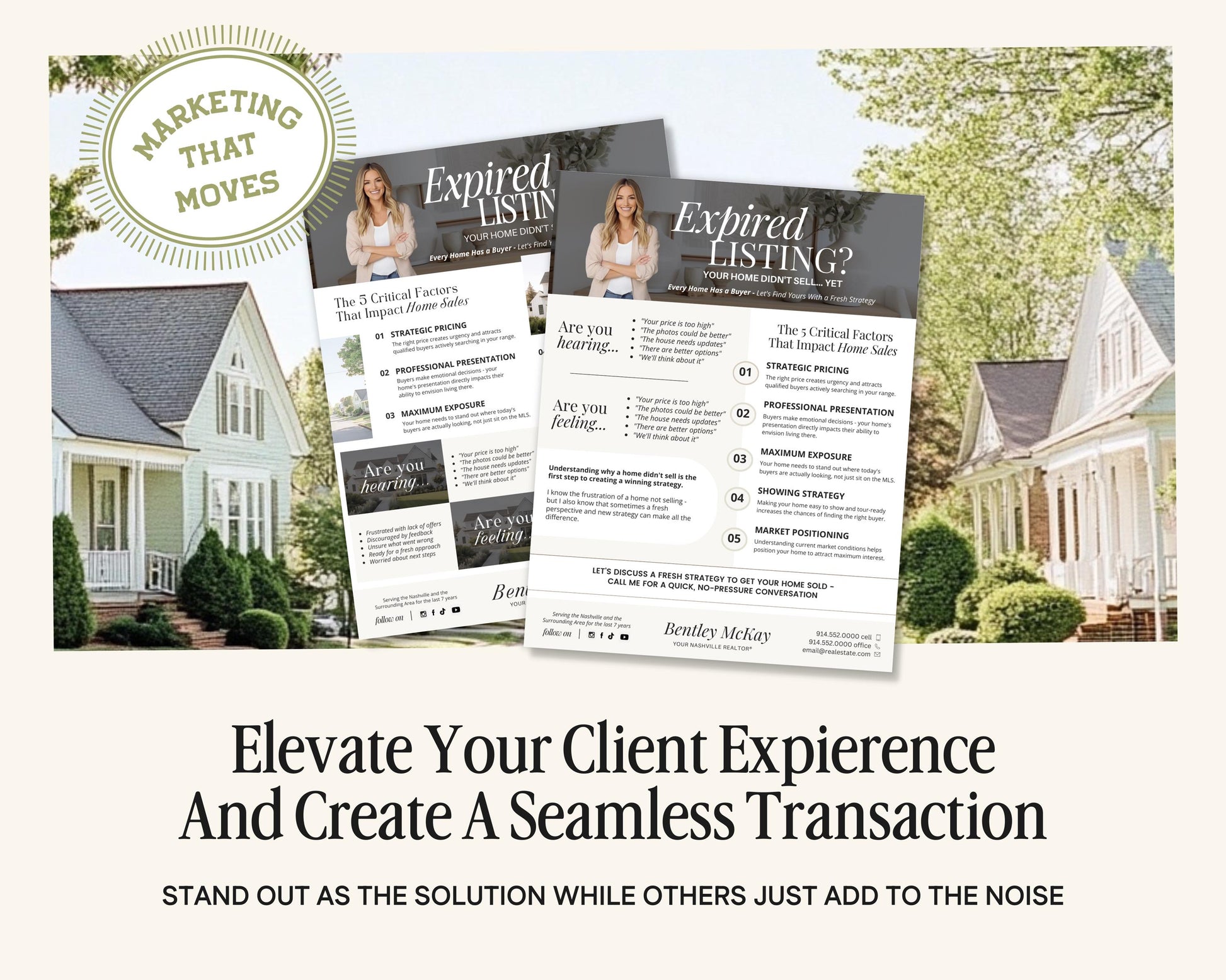Real Estate Expired Listing Flyer | Real Estate Marketing | Canva Template | Real Estate Template | New Agent Flyer | Expired Listing Letter