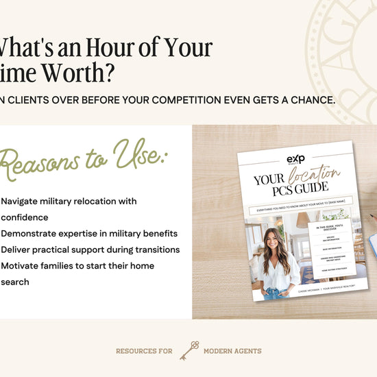 Military PCS Guide: Local Relocation Guide - Editable Canva Template
