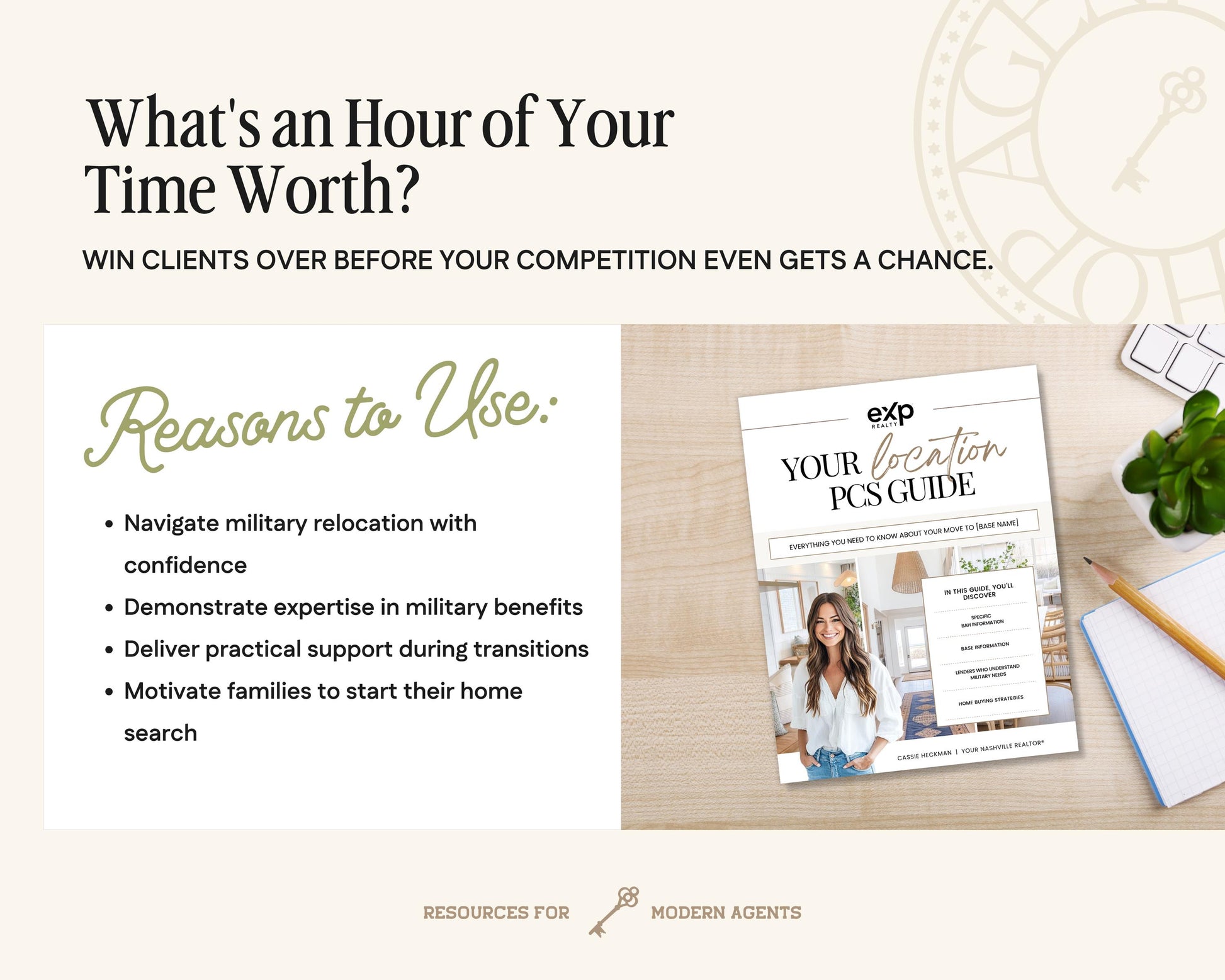 Military PCS Guide: Local Relocation Guide - Editable Canva Template