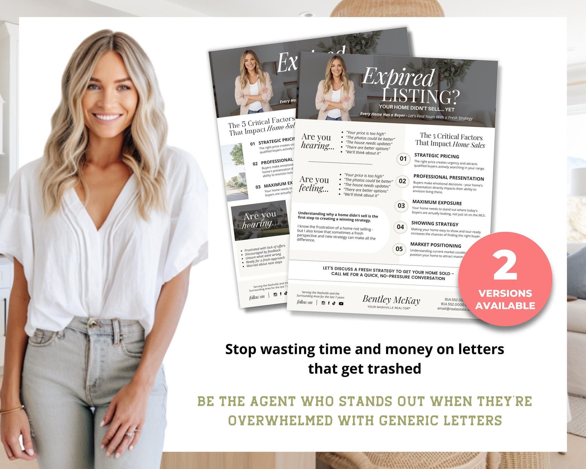 Real Estate Expired Listing Flyer | Real Estate Marketing | Canva Template | Real Estate Template | New Agent Flyer | Expired Listing Letter