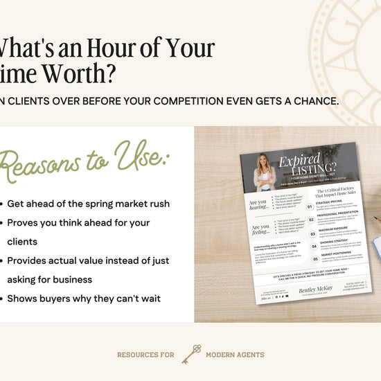 Real Estate Expired Listing Flyer | Real Estate Marketing | Canva Template | Real Estate Template | New Agent Flyer | Expired Listing Letter