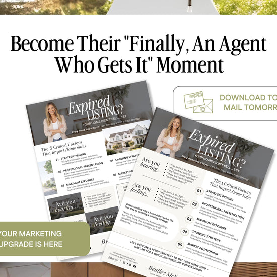 Real Estate Expired Listing Flyer | Real Estate Marketing | Canva Template | Real Estate Template | New Agent Flyer | Expired Listing Letter