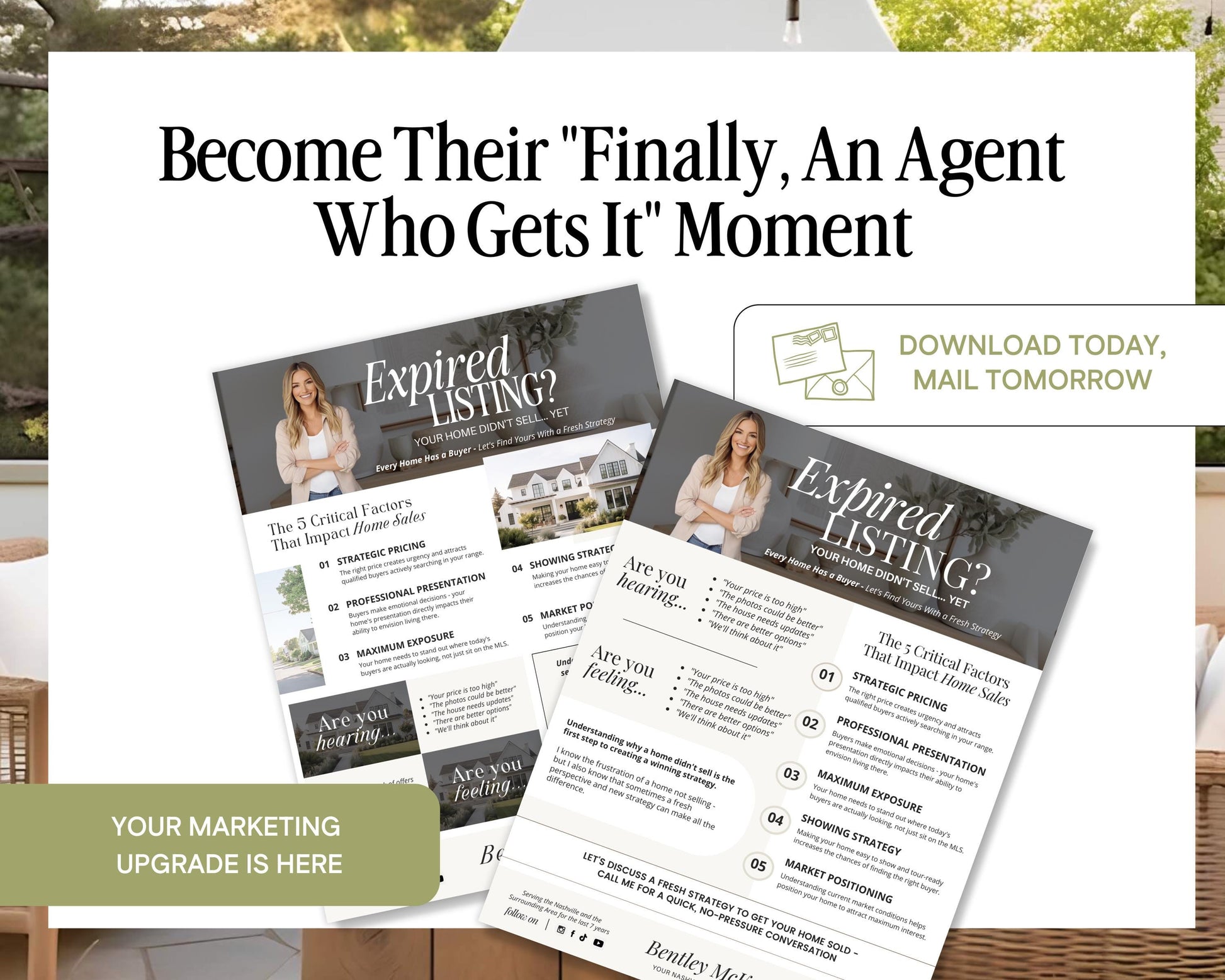 Real Estate Expired Listing Flyer | Real Estate Marketing | Canva Template | Real Estate Template | New Agent Flyer | Expired Listing Letter