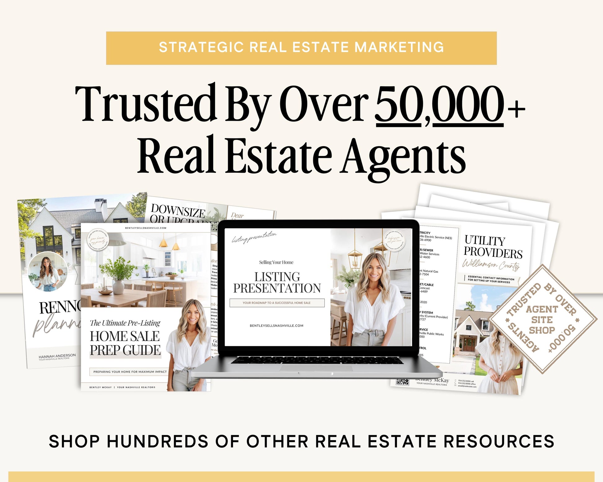 Pre-Listing Bundle | Listing Presentation | Canva Template | Pre-Listing Checklist | Seller Roadmap | Listing Consultation | Listing Packet