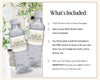 Open House Water Bottle Template | Open House | Open House Material | Real Estate Marketing |Water Bottle | Open House Real Estate Marketing
