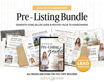 Pre-Listing Bundle | Listing Presentation | Canva Template | Pre-Listing Checklist | Seller Roadmap | Listing Consultation | Listing Packet