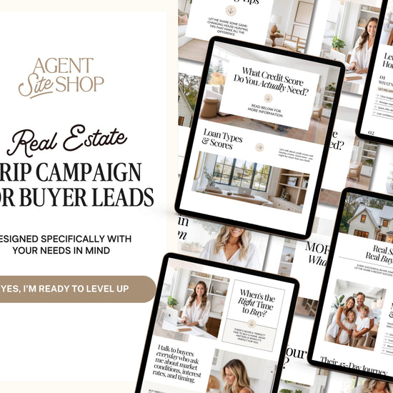 Real Estate Drip Campaign | Buyer Lead Email Templates | Realtor Marketing | Home Buyer Nurture | Real Estate Email Automation | Home Buyer