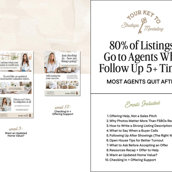 For Sale By Owner Emails | Real Estate Template | FSBO Follow Up | Home Seller Lead Gen | Real Estate Farming | FSBO Email | Email Follow Up