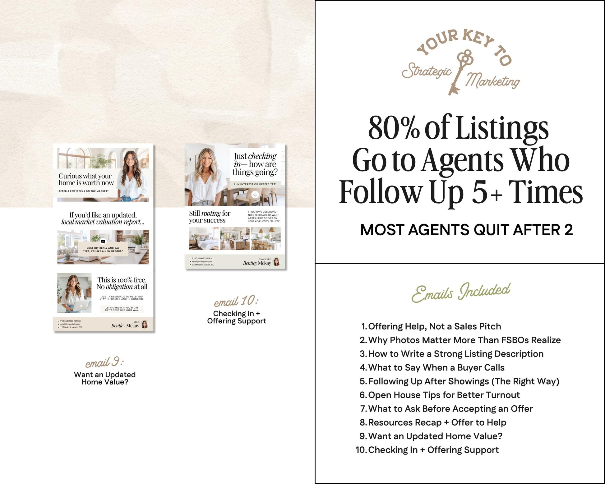 For Sale By Owner Emails | Real Estate Template | FSBO Follow Up | Home Seller Lead Gen | Real Estate Farming | FSBO Email | Email Follow Up