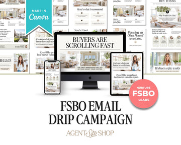 For Sale By Owner Emails | Real Estate Template | FSBO Follow Up | Home Seller Lead Gen | Real Estate Farming | FSBO Email | Email Follow Up