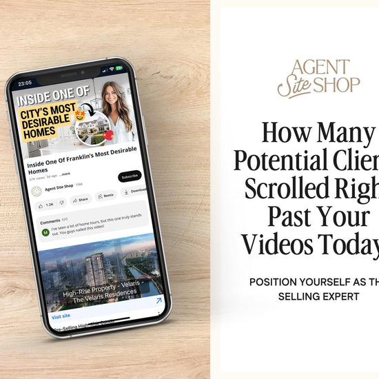 YouTube Thumbnail Real Estate Templates | Real Estate Video Thumbnail Template | Real Estate Agent Video Content for YouTube Scripts | Canva