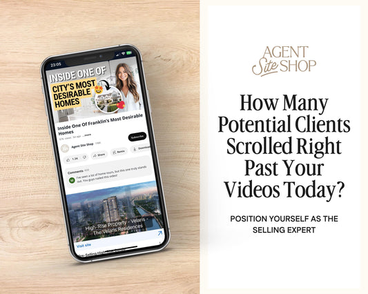 YouTube Thumbnail Real Estate Templates | Real Estate Video Thumbnail Template | Real Estate Agent Video Content for YouTube Scripts | Canva