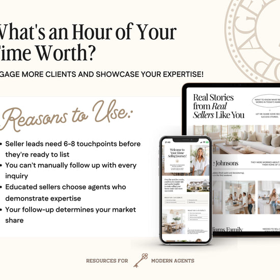 Real Estate Drip Campaign | Seller Lead Email Templates | Realtor Marketing | Home Seller Nurture | Real Estate Email Automation