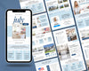 July Real Estate Newsletter | Real Estate Marketing | Monthly Real Estate Newsletter | Email Marketing | Canva Template| Printable | July