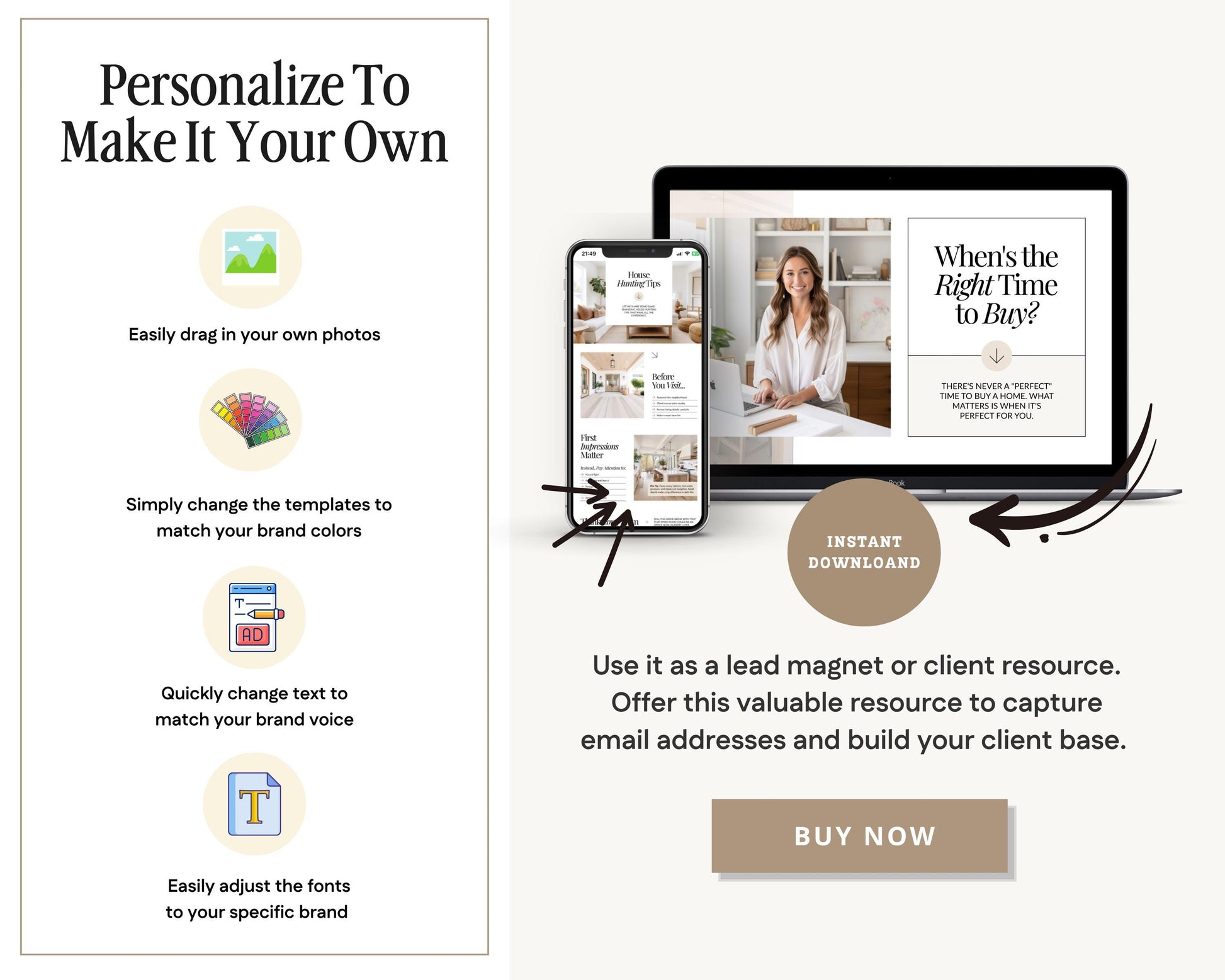 Real Estate Drip Campaign | Buyer Lead Email Templates | Realtor Marketing | Home Buyer Nurture | Real Estate Email Automation | Home Buyer