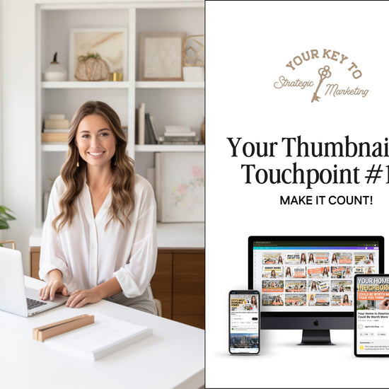 YouTube Thumbnail Real Estate Templates | Real Estate Video Thumbnail Template | Real Estate Agent Video Content for YouTube Scripts | Canva