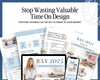 July Real Estate Newsletter | Real Estate Marketing | Monthly Real Estate Newsletter | Email Marketing | Canva Template| Printable | July