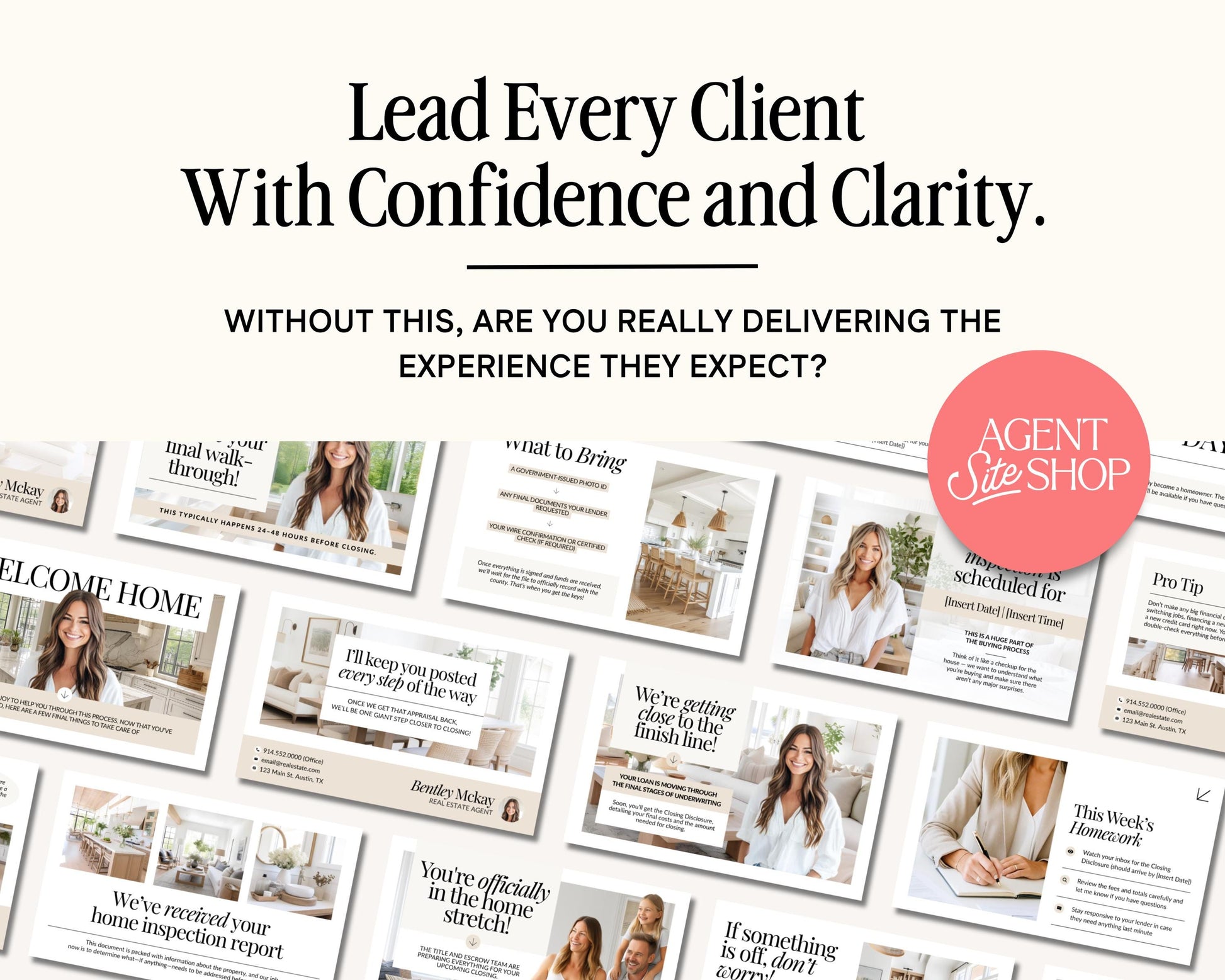 Under Contract Real Estate Drip Campaign | Home Buyer Email Templates | Realtor Marketing | Email Automation | Canva | Home Buyer