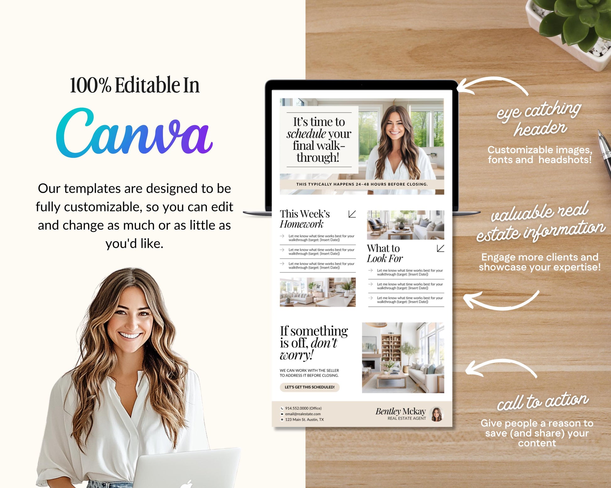 Under Contract Real Estate Drip Campaign | Home Buyer Email Templates | Realtor Marketing | Email Automation | Canva | Home Buyer