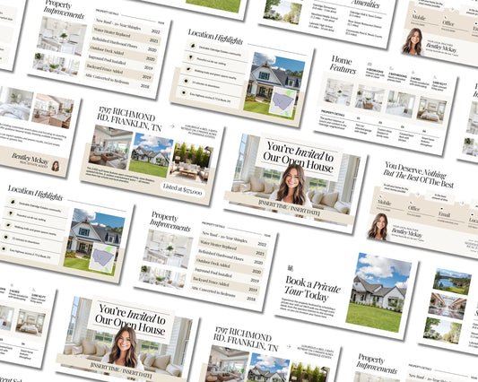 Open House Announcement Email Template | Open House Invitation | Open House Email Template | Real Estate Marketing | Real Estate Canva Email