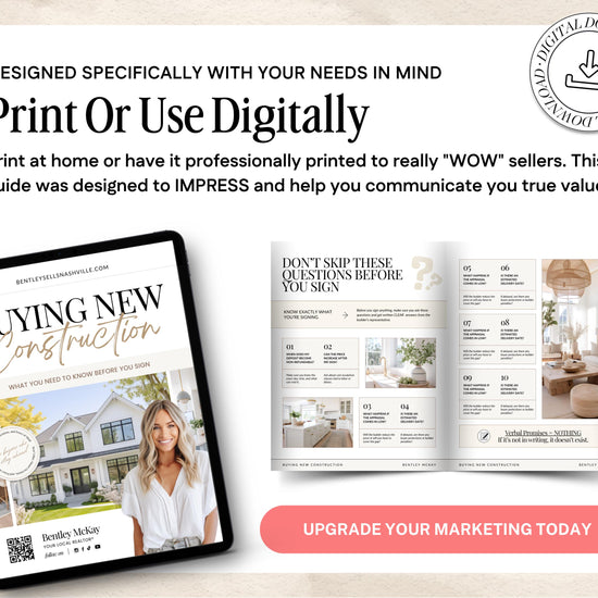 New Home Construction Guide | New Home Builder Guide | New Construction Real Estate | New Home Construction Buyer | Real Estate Marketing
